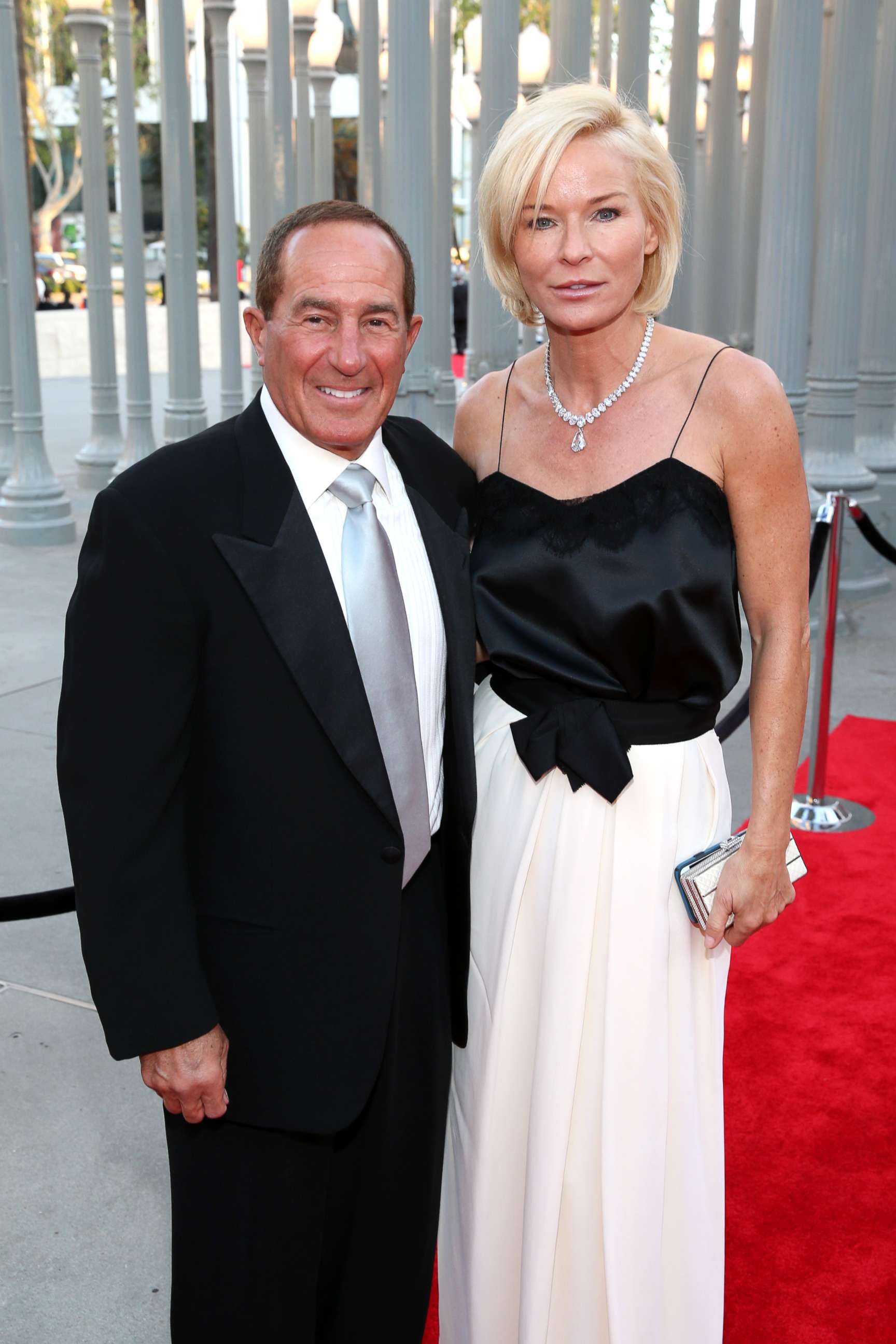 PHOTO: Geoffrey Palmer and Anne Palmer attend the LACMA 50th Anniversary Gala sponsored by Christie's at LACMA on April 18, 2015 in Los Angeles, California.