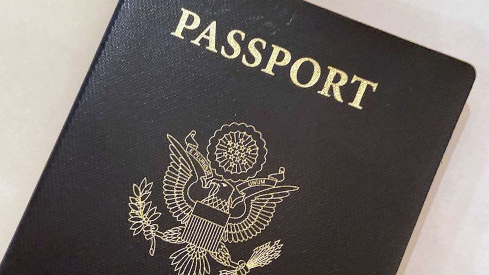 PHOTO: A U.S. Passport cover in Washington, D.C., May 25, 2021.