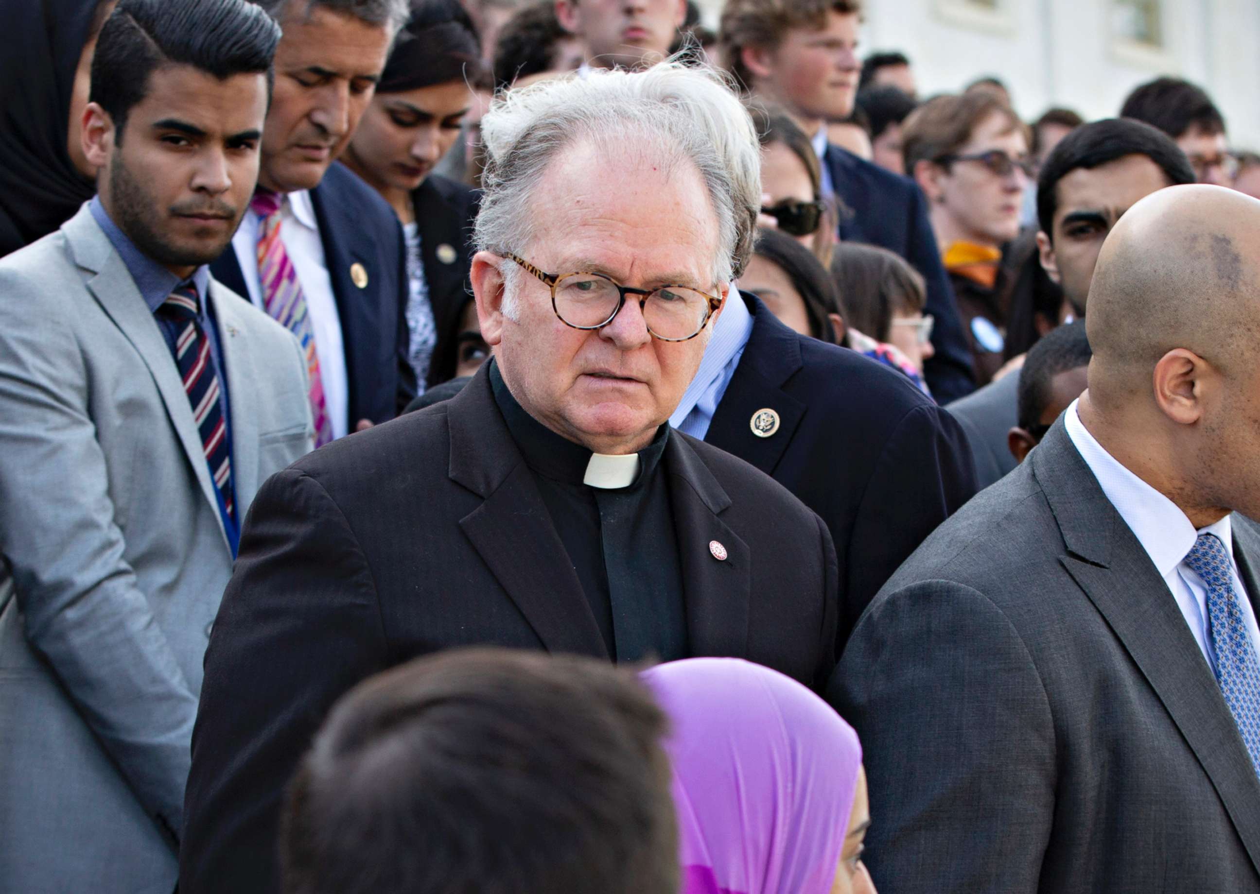 PHOTO: A June 13, 2016 file photo Rev. Patrick Conroy who recently resigned as chaplain of the House of Representatives at the request of House Speaker Paul Ryan. 