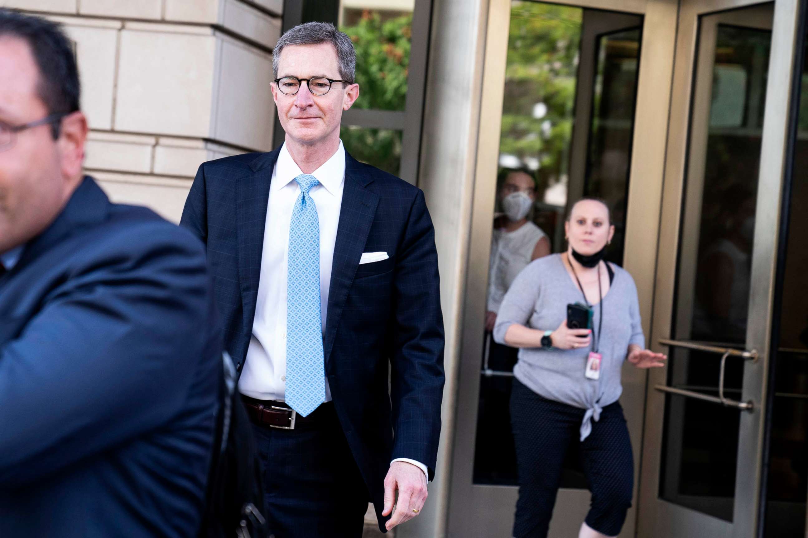 PHOTO: FILE - Former deputy White House counsel Pat Philbin departs from E. Barrett Prettyman United States Courthouse after appearing before a grand jury, Sept. 2, 2022 in Washington.