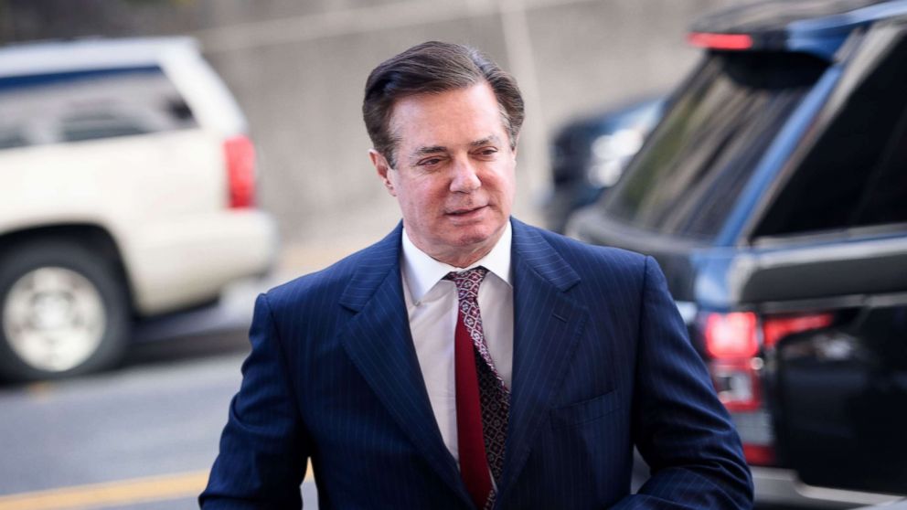 PHOTO: Paul Manafort arrives for a hearing at US District Court on June 15, 2018 in Washington, D.C.
