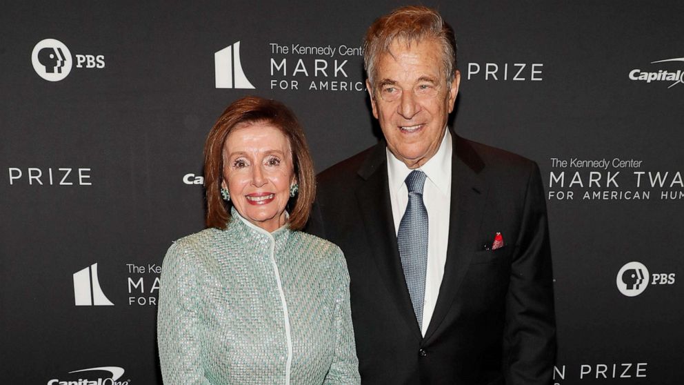 PHOTO: Nancy Pelosi and Paul Pelosi attend the 23rd Annual Mark Twain Prize For American Humor at The Kennedy Center imn Washington, April 24, 2022.