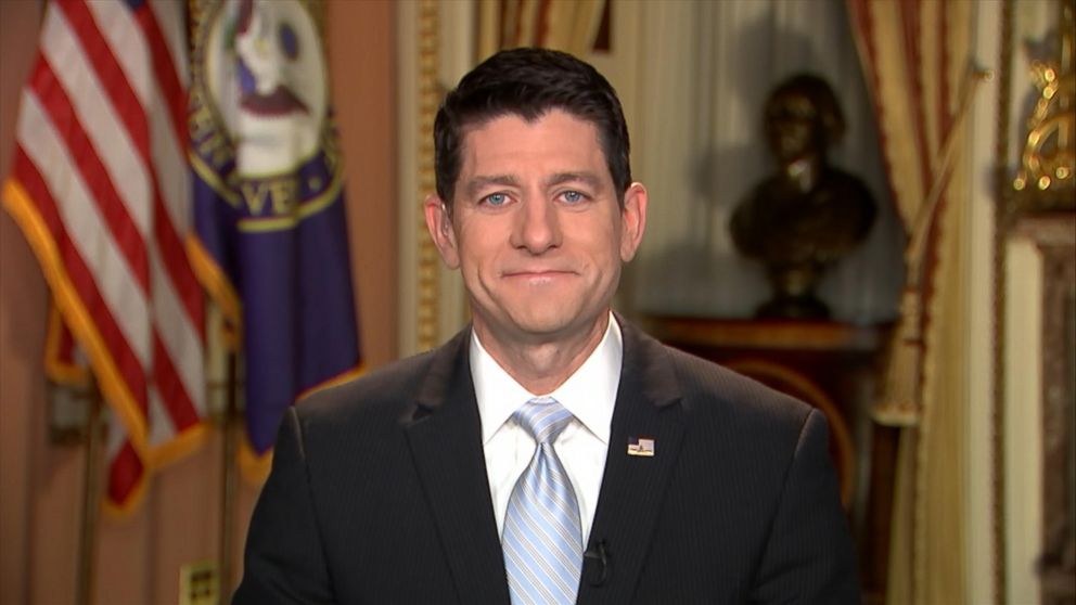 PHOTO: House Speaker Paul Ryan Paul Ryan speaks to "Good Morning America," Dec. 20, 2017. 