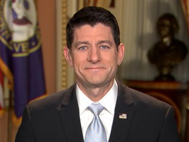PHOTO: House Speaker Paul Ryan Paul Ryan speaks to Good Morning America, Dec. 20, 2017.