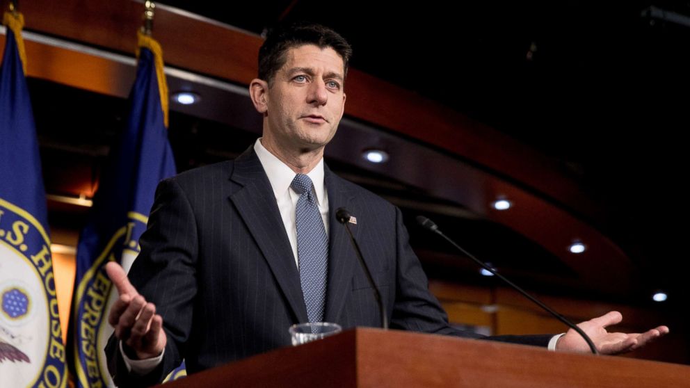 House Speaker Paul Ryan speaks during his weekly press conference on Capitol Hill, Oct. 26, 2017, in Washington. 