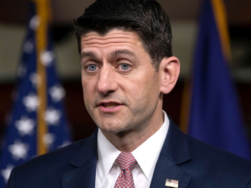 PHOTO: Speaker of the House Paul Ryan meets with reporters during his weekly news conference on Capitol Hill in Washington, May 10, 2018.
