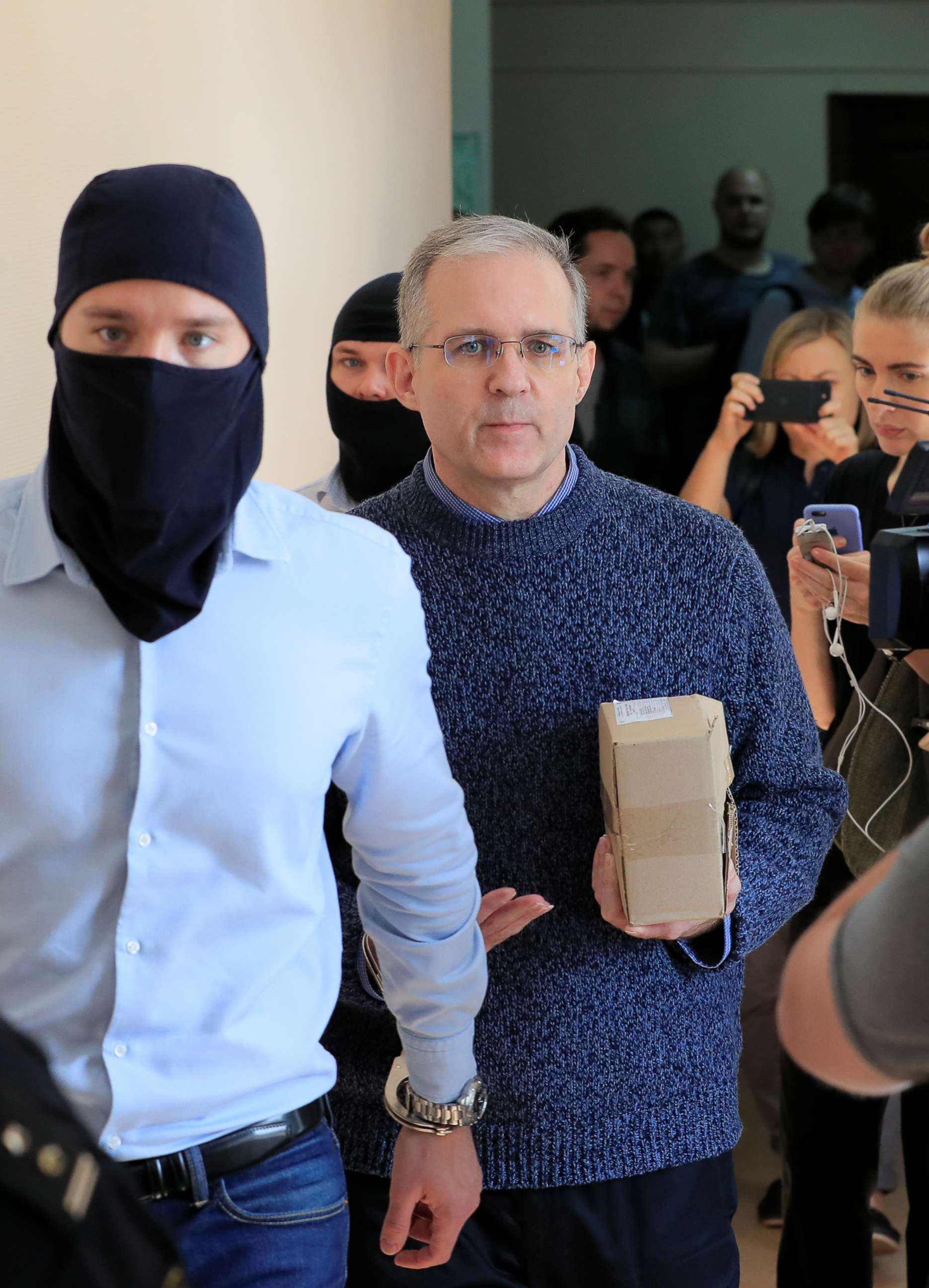PHOTO: Paul Whelan is escorted inside a court building in Moscow, Aug. 23, 2019.