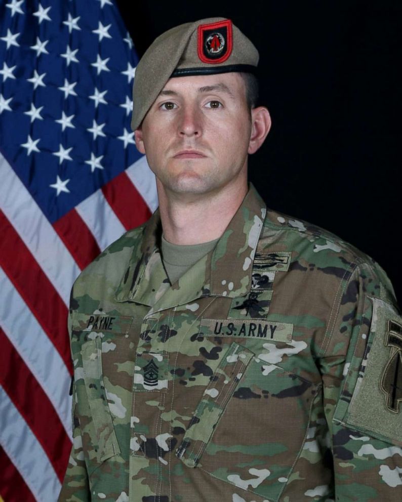 PHOTO: Sgt. Maj. Thomas "Patrick" Payne, an Army Ranger assigned to the U.S. Army Special Operations Command, will receive the Medal of Honor after he risked his life to save hostages facing imminent execution by ISIS fighters in Iraq in 2015.