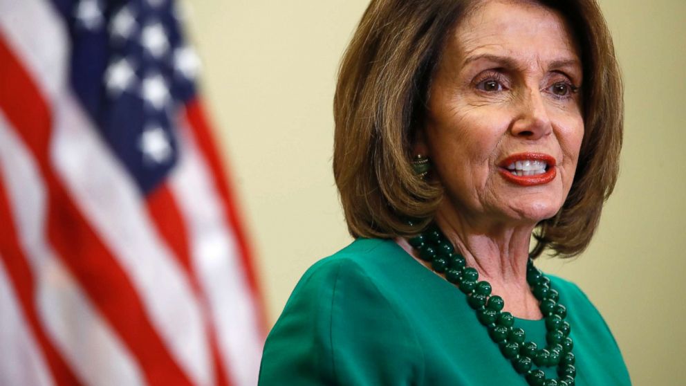House Minority Leader Nancy Pelosi attends a news conference on the Republican tax bill, Dec. 12, 2017, on Capitol Hill in Washington D.C. 