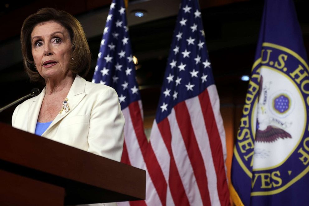 Speaker of the House Nancy Pelosi, D-Calif., speaks during a weekly news conference at the U.S. Capitol on June 24, 2021 in Washington. She announced that she is forming a select committee to investigate the Jan. 6 Capitol riot.