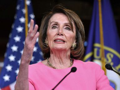 PHOTO: House Speaker Nancy Pelosi gives her weekly press conference at the U.S. Capitol in Washington, D.C., May 23, 2019.