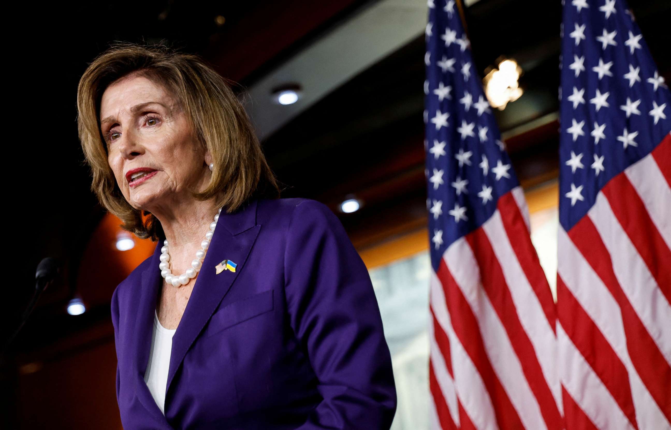 PHOTO: House Speaker Nancy Pelosi speaks at a news conference at the U.S. Capitol in Washington, D.C., July 29, 2022.