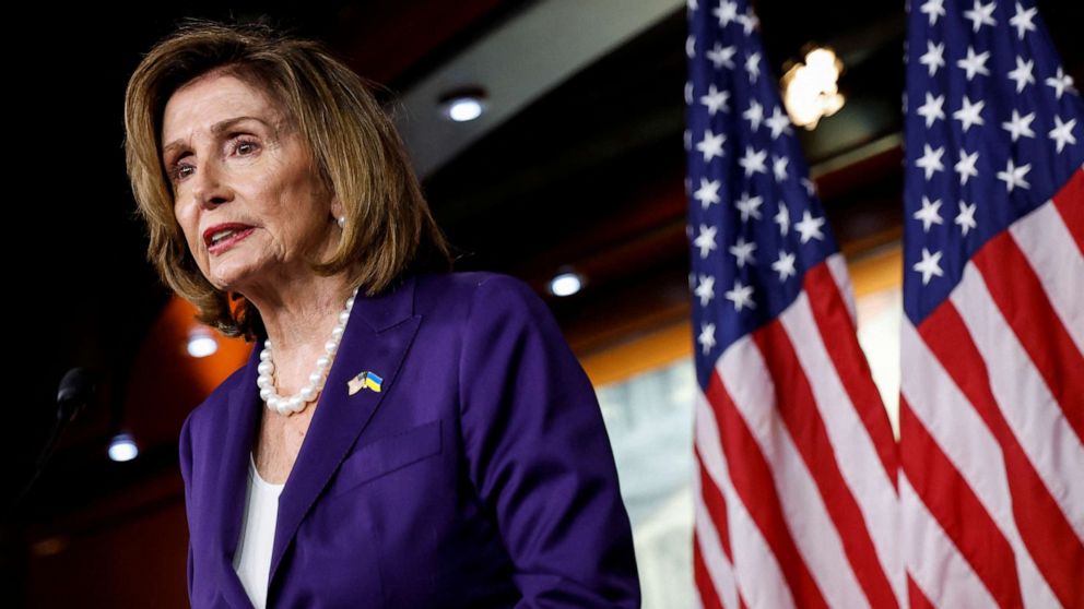 PHOTO: House Speaker Nancy Pelosi speaks at a news conference at the U.S. Capitol in Washington, D.C., July 29, 2022.