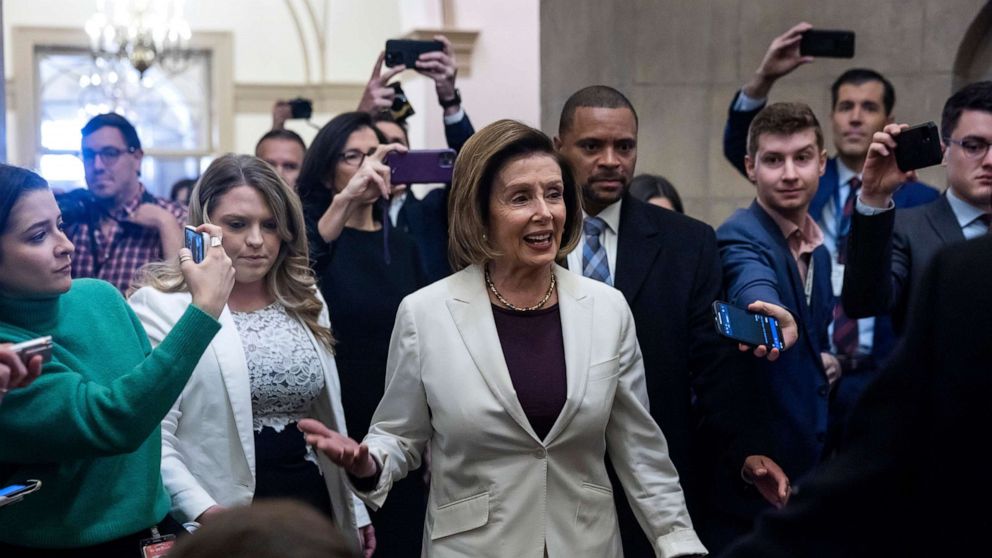  Speaker of the House Nancy Pelosi arrives to the Capitol successful  Washington, D.C, Nov. 17, 2022.