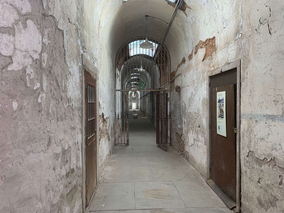 PHOTO: A hallway at the Eastern State Penitentiary Historic site in Philadelphia, PA.