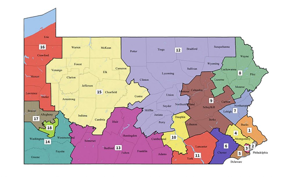 New Pennsylvania congressional map could impact balance of power in the