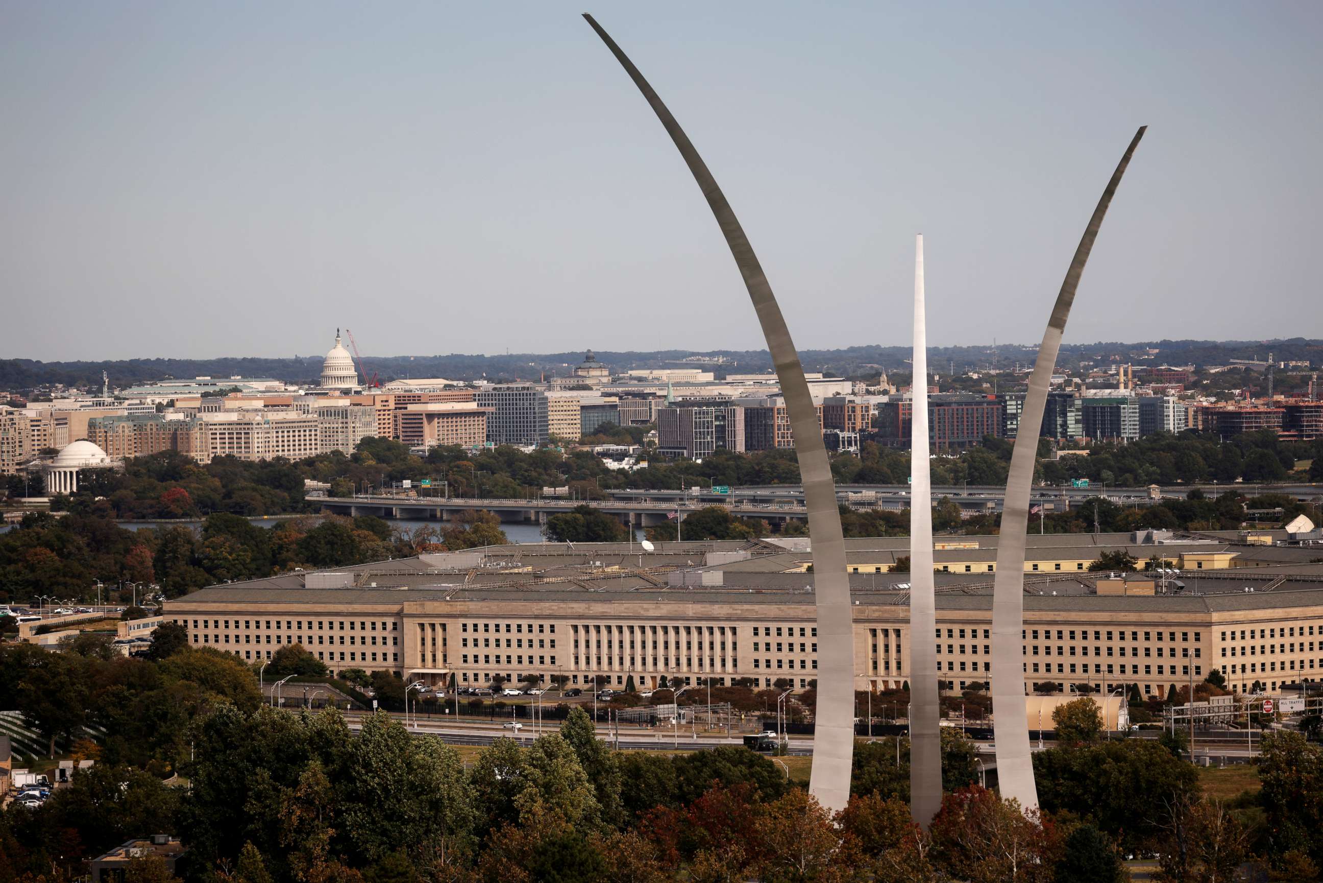FILE PHOTO: The Pentagon building is seen in Arlington, Virginia, U.S. October 9, 2020. 