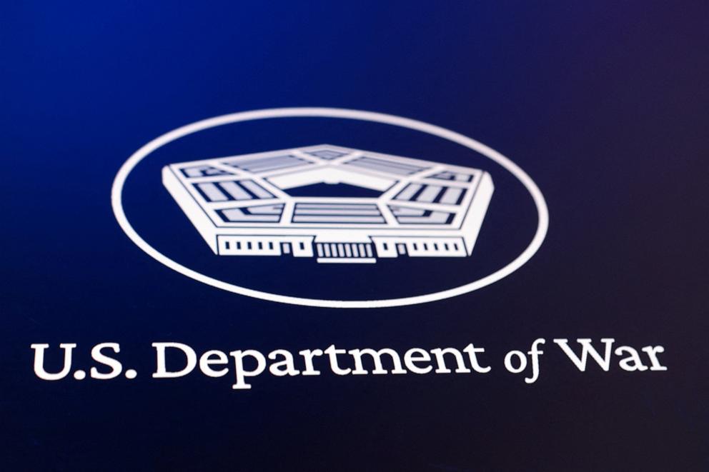 PHOTO: U.S. Department of War logo is seen in this illustration taken March 1, 2026.
