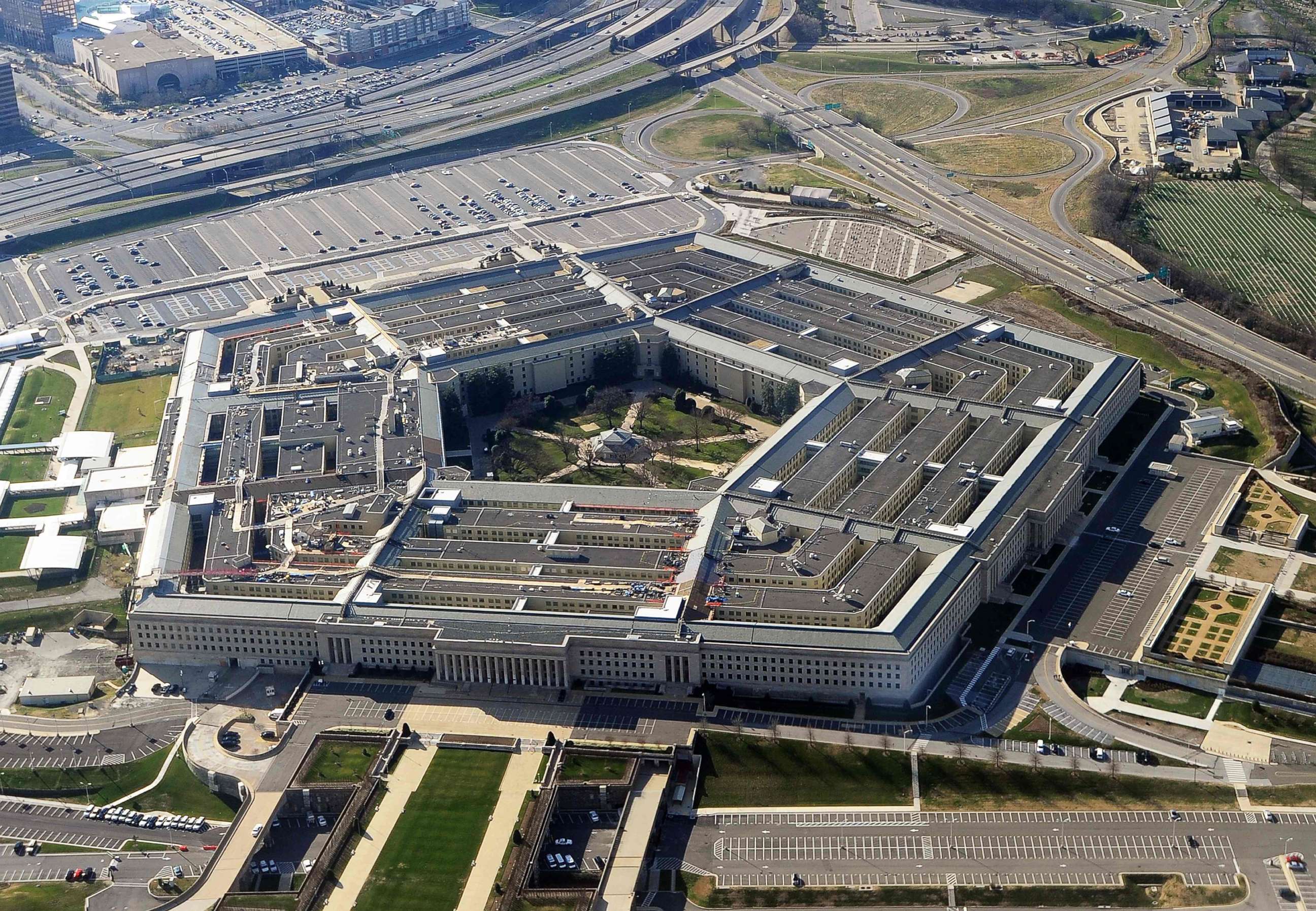PHOTO: This file photo taken on Dec. 26, 2011, shows the Pentagon building in Washington, D.C.