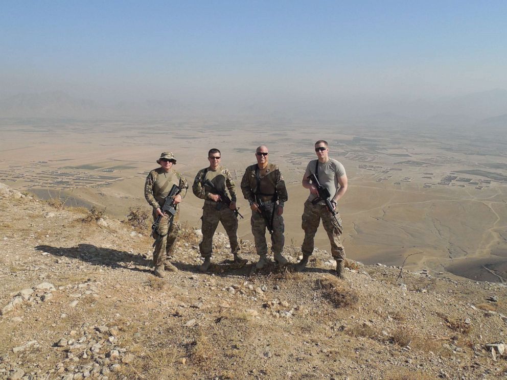 PHOTO: Pete Buttigieg is photographed during his service as a Navy intelligence officer in Afghanistan in 2014.