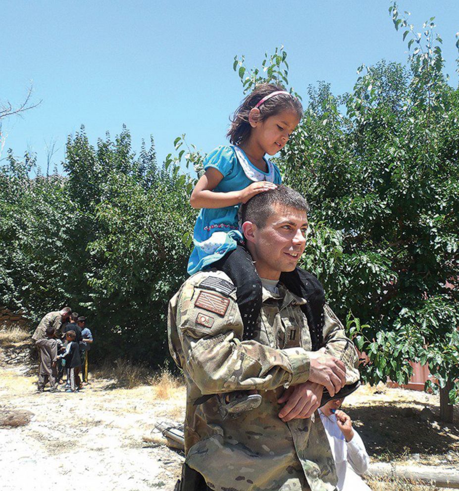 PHOTO: Pete Buttigieg is photographed during his service as a Navy intelligence officer in Afghanistan in 2014.