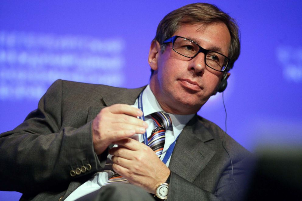 PHOTO: Petr Aven listens during the plenary session on the 3rd day of the XI Saint-Petersburg International Economic Forum, in St. Petersburg, June 10, 2007.