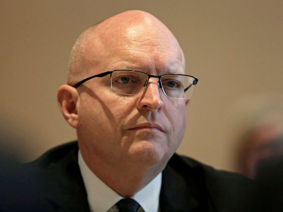 PHOTO: U.S. Assistant Secretary of State Philip Reeker participates in the second round of the Greece-United States Strategic Dialogue held in Athens, Greece, on Oct. 07, 2019.
