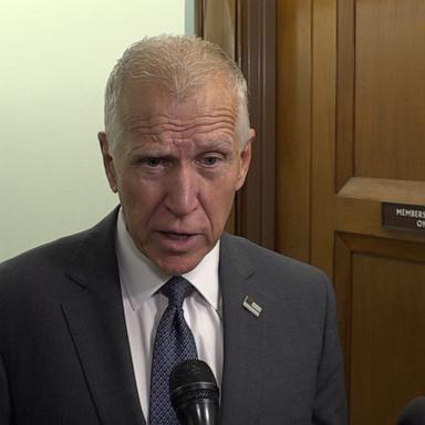 Senators on both sides of the aisle reacted to ABC News' reporting that the Trump administration is preparing to accept a super luxury Boeing 747-8 jumbo jet from the royal family of Qatar.