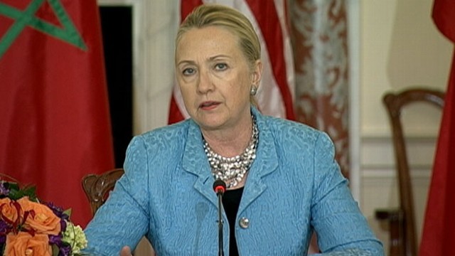 VIDEO: Secretary of state says insults to ones religion are no justification for violence.