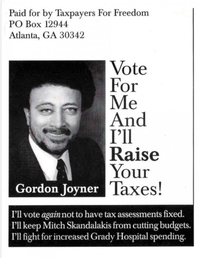 PHOTO: Mark Burkhalter, Pres. Trump’s nominee to be U.S. ambassador to Norway, helped distribute this racist flyer to smear a Black county commissioner in Georgia during a 1994 re-election race.
