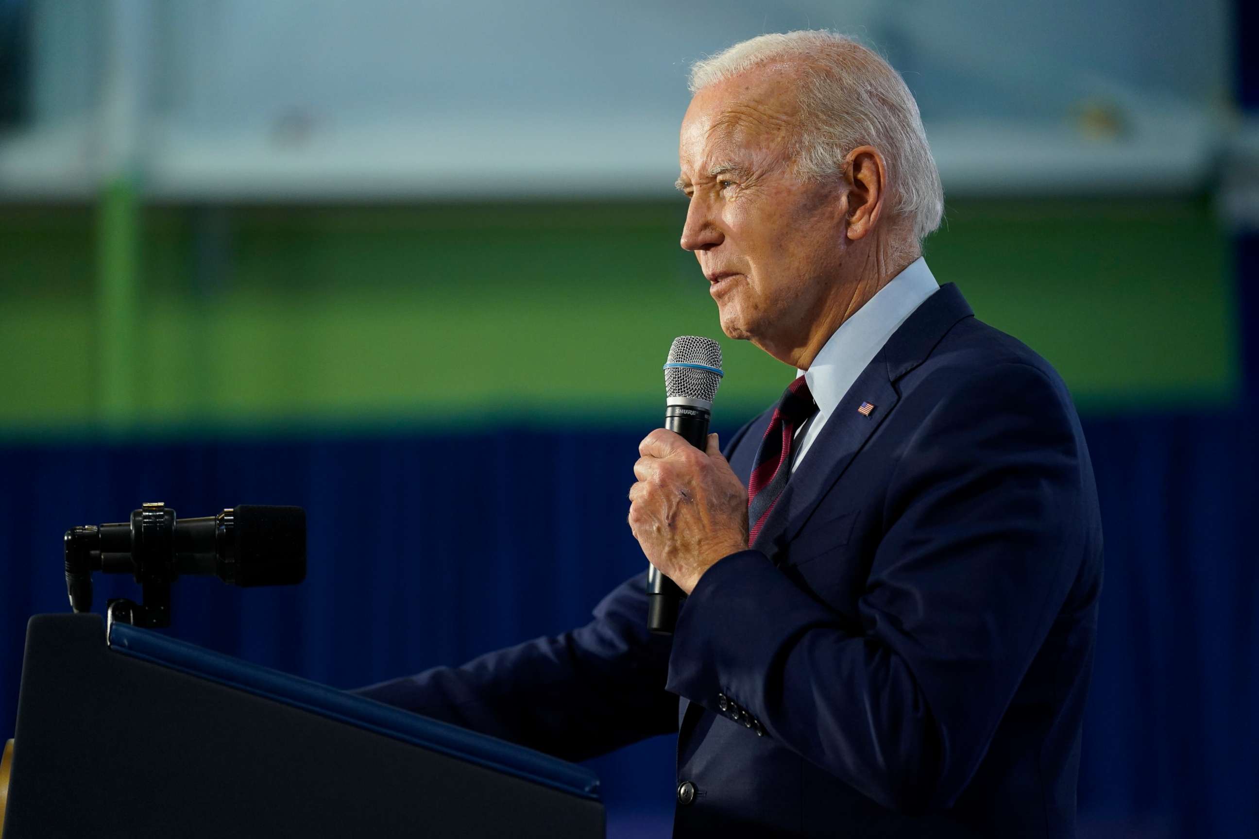 PHOTO: President Joe Biden speaks about Social Security, Medicare, and prescription drug costs, Nov. 1, 2022, in Hallandale Beach, Fla.