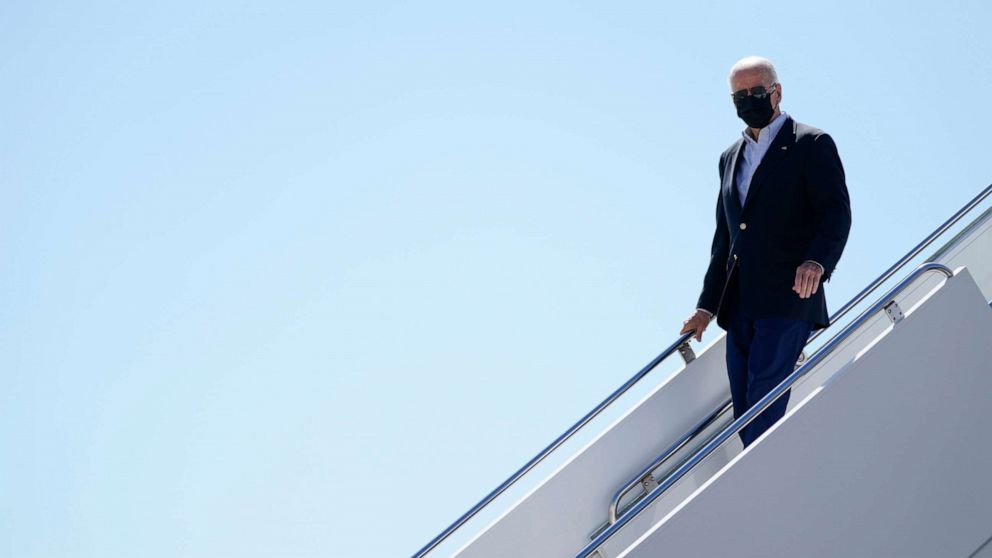 Biden travels to New York, New Jersey to tour damage from Ida