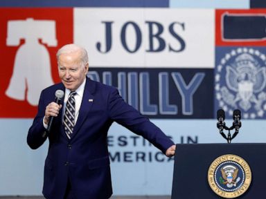 Biden holds 1st reelection rally after rolling out major union endorsements
