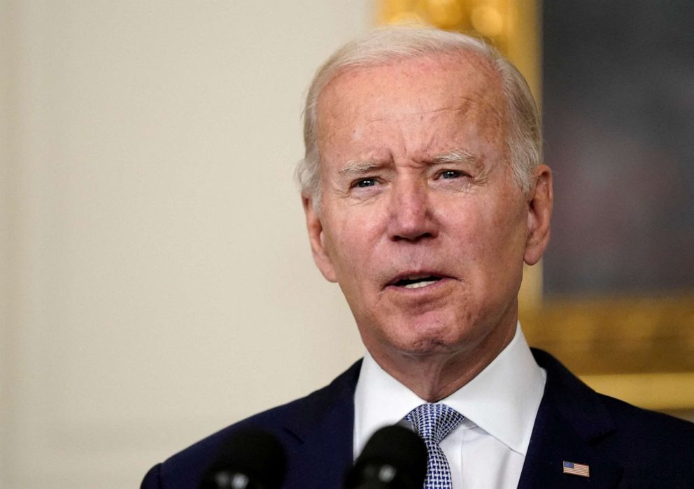 PHOTO: President Joe Biden delivers remarks at the White House in Washington, July 28, 2022.