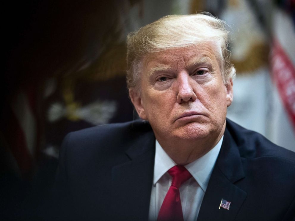 PHOTO: President Donald Trump hosts a round-table discussion with Hispanic pastors at the White House on Jan. 25, 2019.