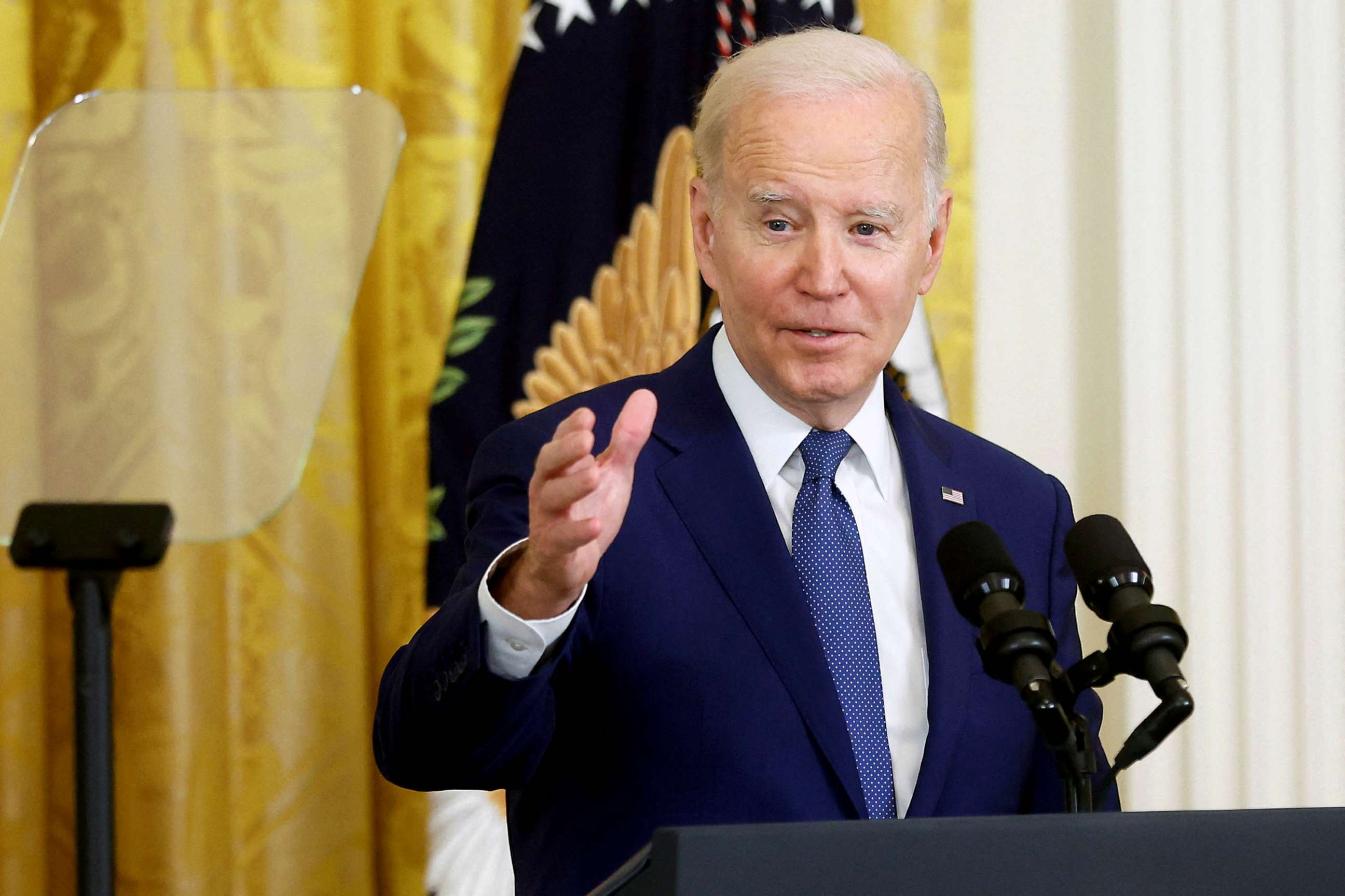 PHOTO: U.S. President Joe Biden delivers remarks on the 13th anniversary of passage of the Affordable Care Act, commonly known as Obamacare, at the White House in Washington, March 23, 2023.
