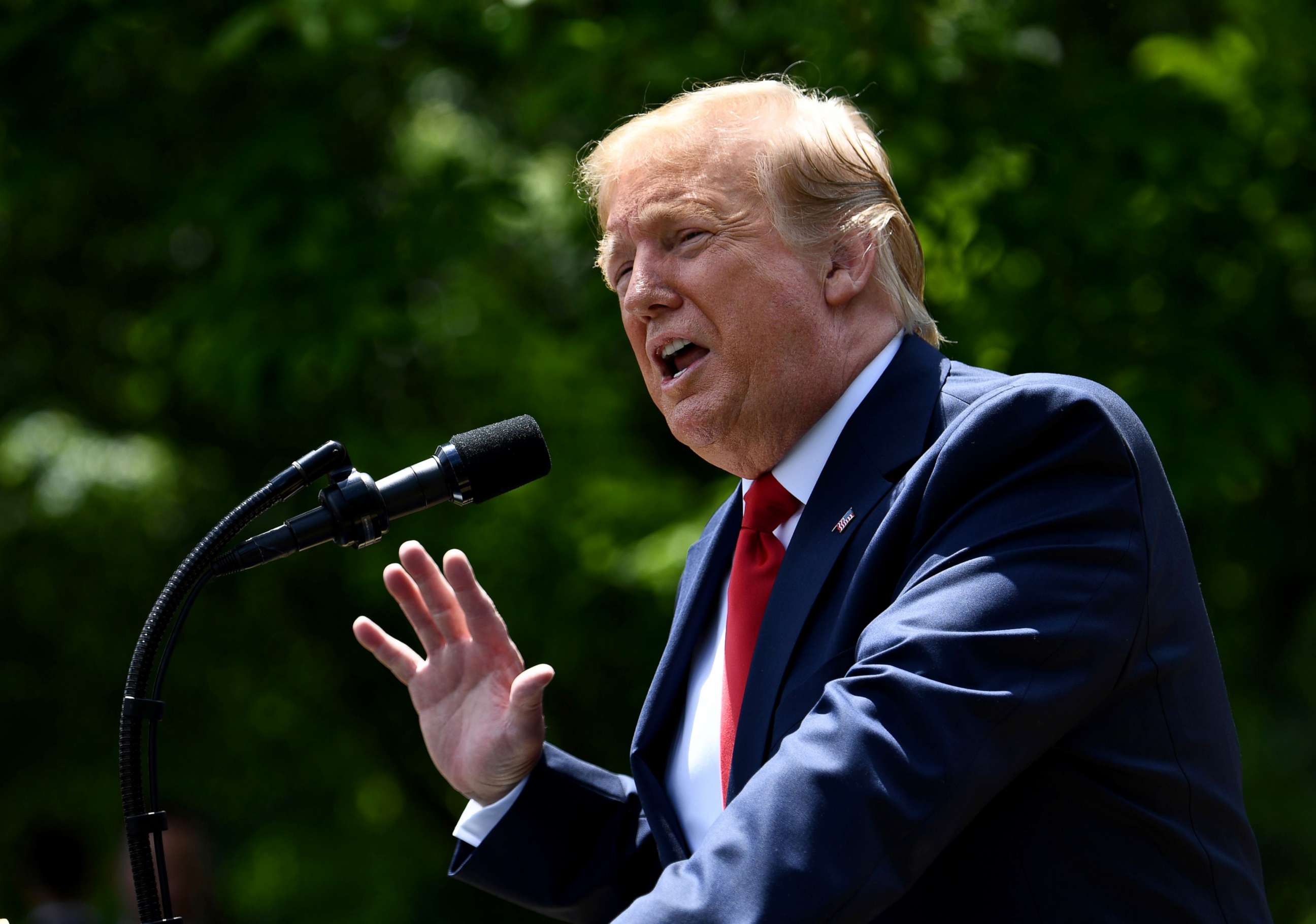 PHOTO:President Donald Trump speaks at the White in Washington, May 6, 2019.