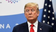 PHOTO: President Donald Trump gestures during a meeting in the sidelines of the G20 Leaders' Summit in Buenos Aires, Nov. 30, 2018.