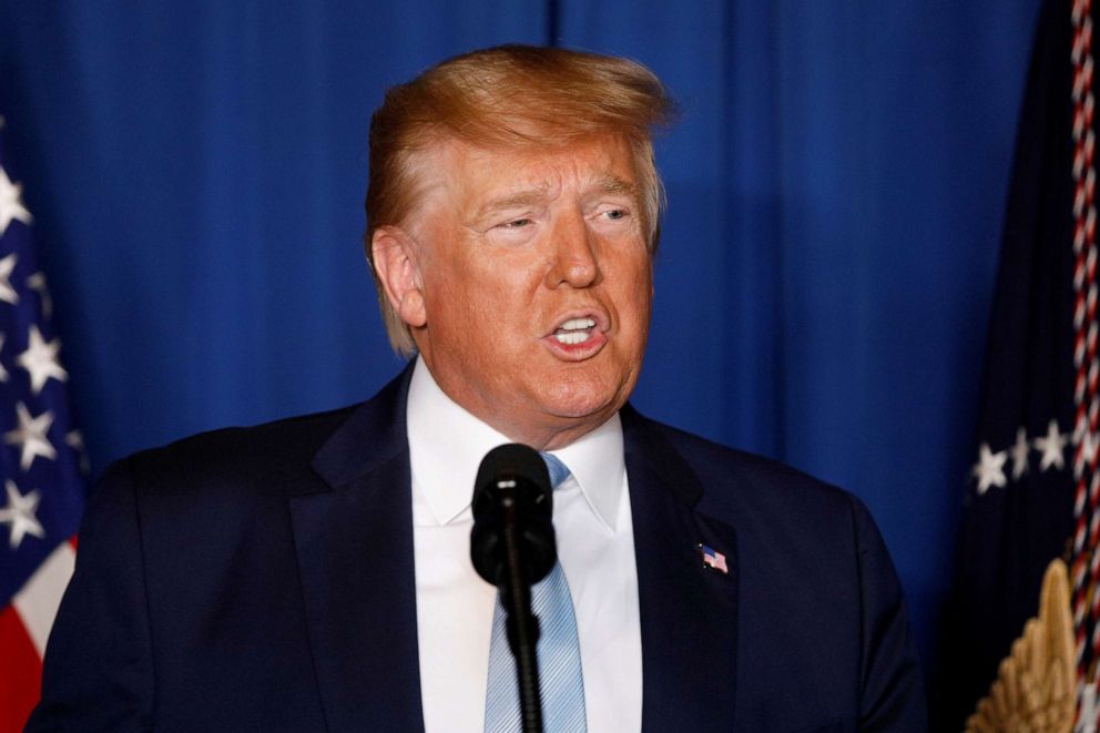 PHOTO: President Donald Trump delivers remarks in West Palm Beach, Fla., Jan. 3, 2020.