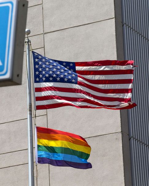 how many us embassies flew the gay pride flag oann