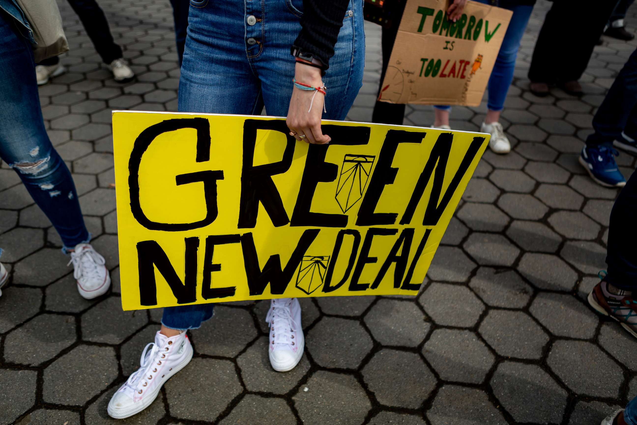 PHOTO: On March 15, 2019, thousands of students from New York City and around the world walked out of class Friday to protest the lack of action to protect the earth from catastrophic climate change.