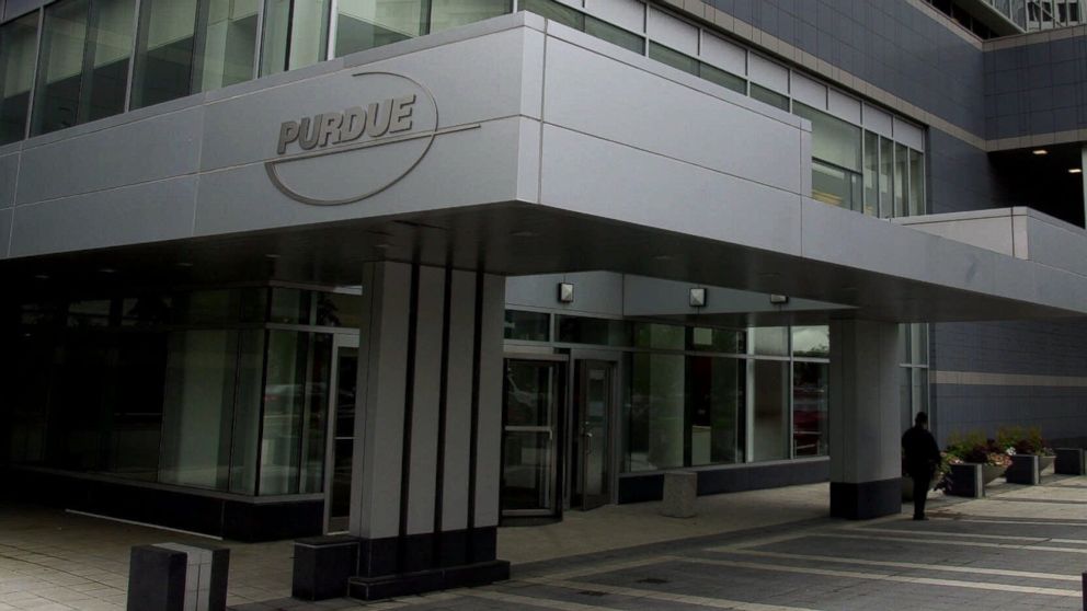 The offices of Purdue Pharma, the pharmaceutical company that makes the painkiller, OxyContin., July 26, 2001, in Stamford, Conn.
