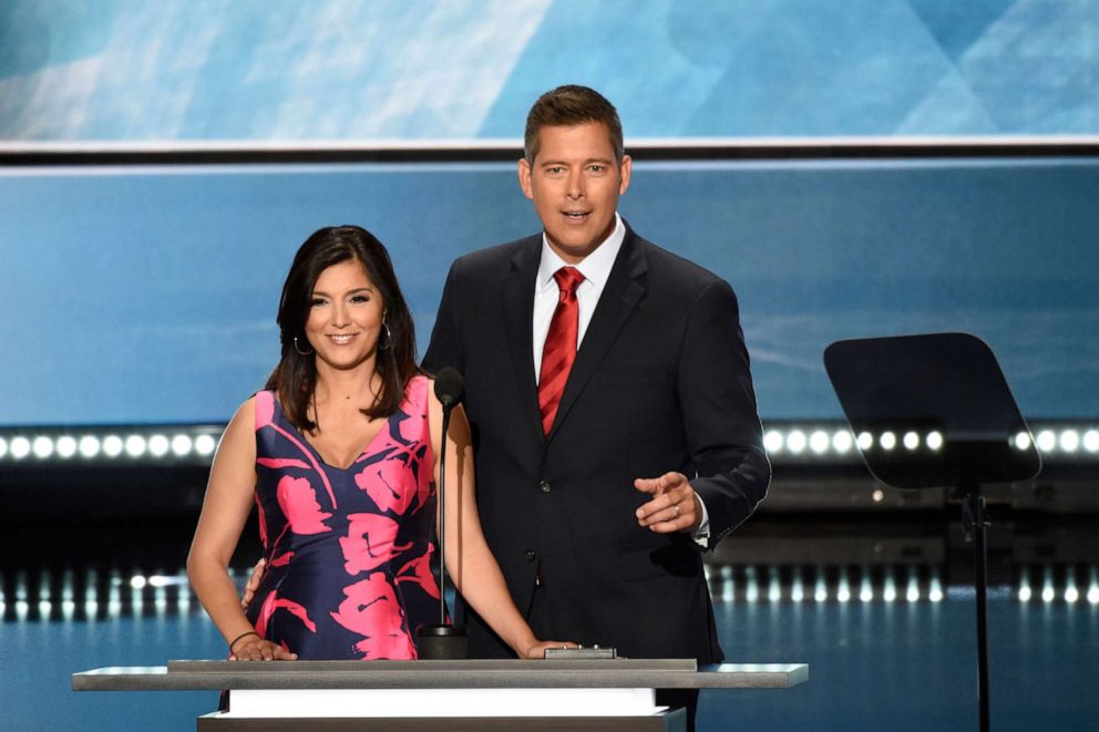 PHOTO: Rachel Duffy and Rep Sean Duffy at the 2016 Republican National Convention, July 18, 2016, in Cleveland, Ohio.