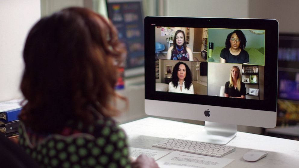 PHOTO: ABC News Correspondent Deborah Roberts hosts a virtual roundtable with moms from across the country.