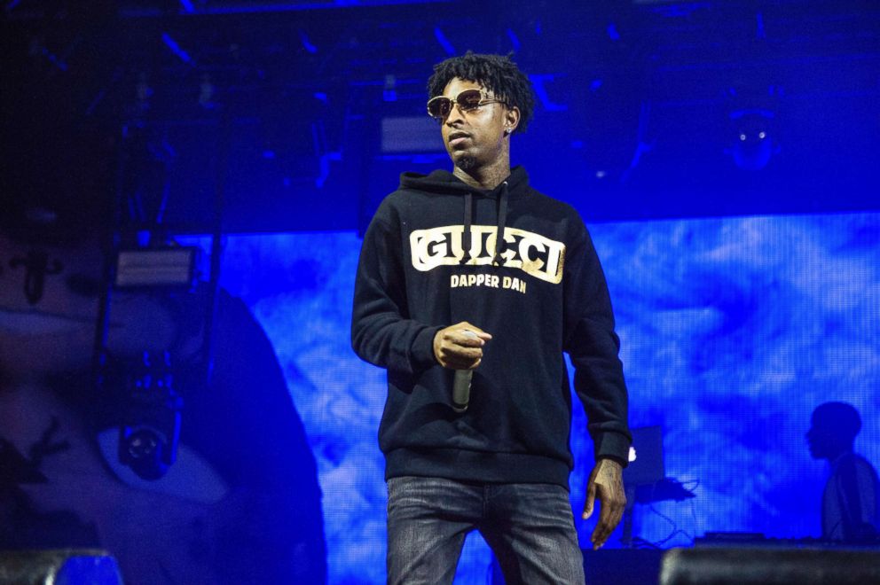 PHOTO: 21 Savage performs at the Voodoo Music Experience in New Orleans, Oct. 28, 2018.