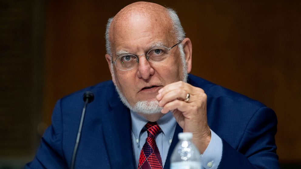 PHOTO: Dr. Robert Redfield, Director of the Centers for Disease Control and Prevention (CDC), testifies during a U.S. Senate Appropriations Subcommittee Hearing in Washington, July 2, 2020.