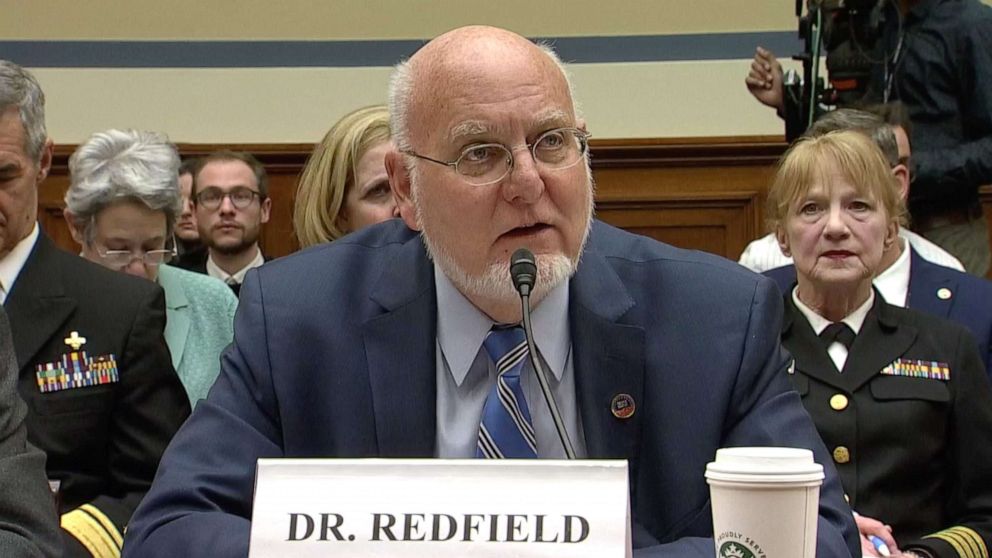 PHOTO: CDC Director Dr. Robert Redfield testifies in front of the House Oversight committee on the coronavirus response, March 11, 2020, in Washington, D.C.