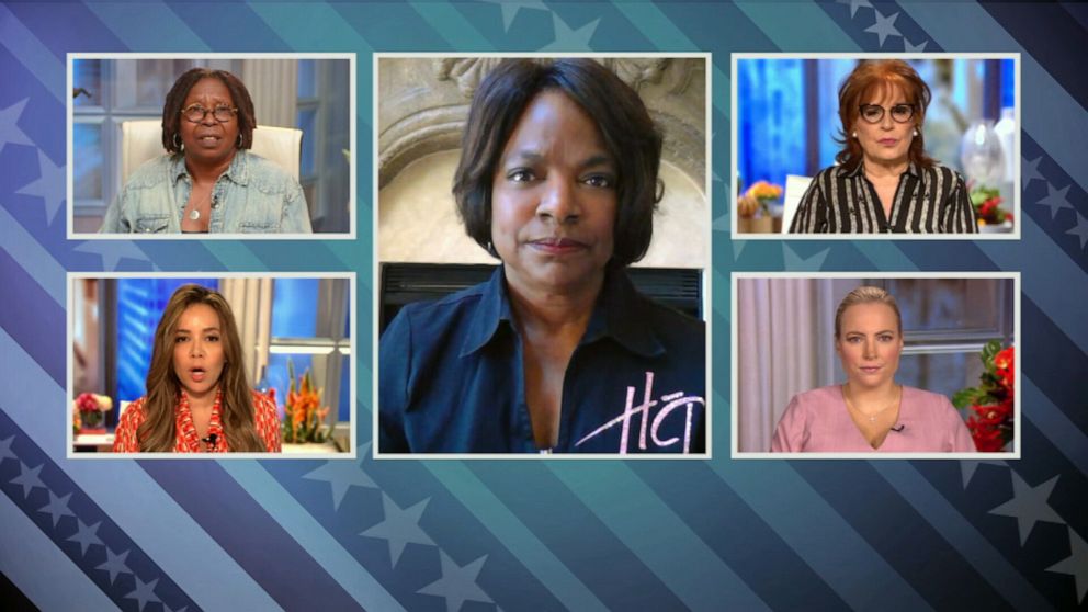 PHOTO: Rep. Val Demings appears on ABC's, "The View," June 15, 2020, to talk about the shooting of Rayshard Brooks.