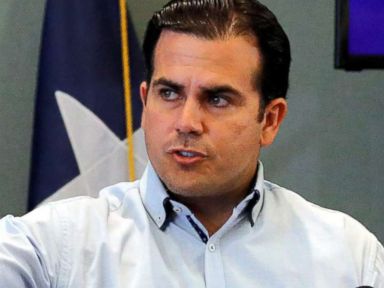 PHOTO: Governor of Puerto Rico Ricardo Rossello speaks during a news conference days after Hurricane Maria hit Puerto Rico, in San Juan, Puerto Rico, Sept. 30, 2017.