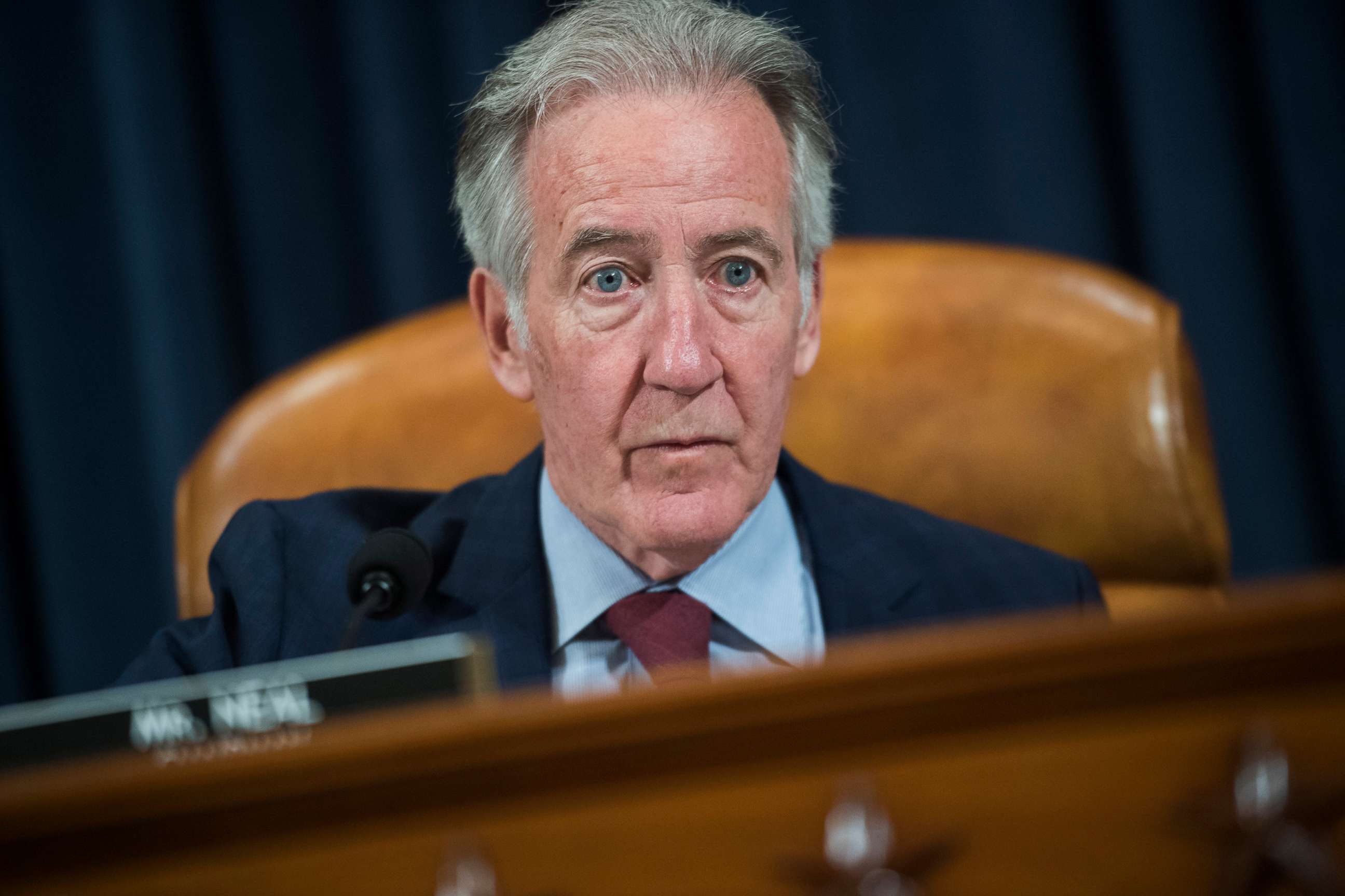 PHOTO: Chairman Richard Neal prepares  for a House Ways and Means Committee hearing, May 9, 2019, on Capitol Hill in Washington.